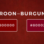 Burgundy vs Maroon 1